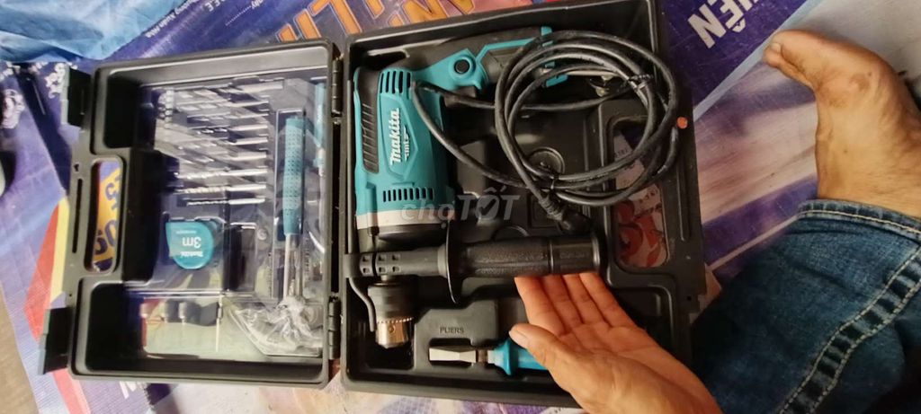 Máy khoan Makita Xanh ngọc. Mua bán Đồ chuyên dụng, Giống nuôi trồng tại Thành phố Sa Đéc Đồng Tháp được đăng bởi Hoàng Tuấn hình 1