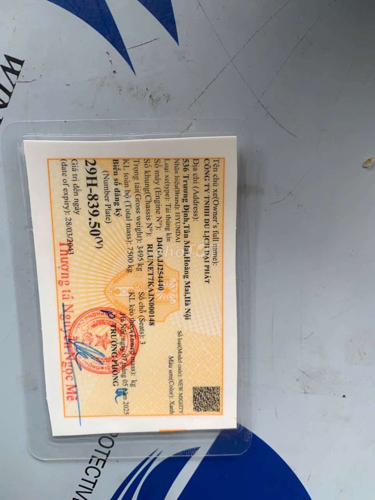 Bán xe Hyundai 3'5 tấn  sản xuất năm 2018xe đẹp. Mua bán Ô tô tại Quận Hoàng Mai Hà Nội được đăng bởi Bao hình 7