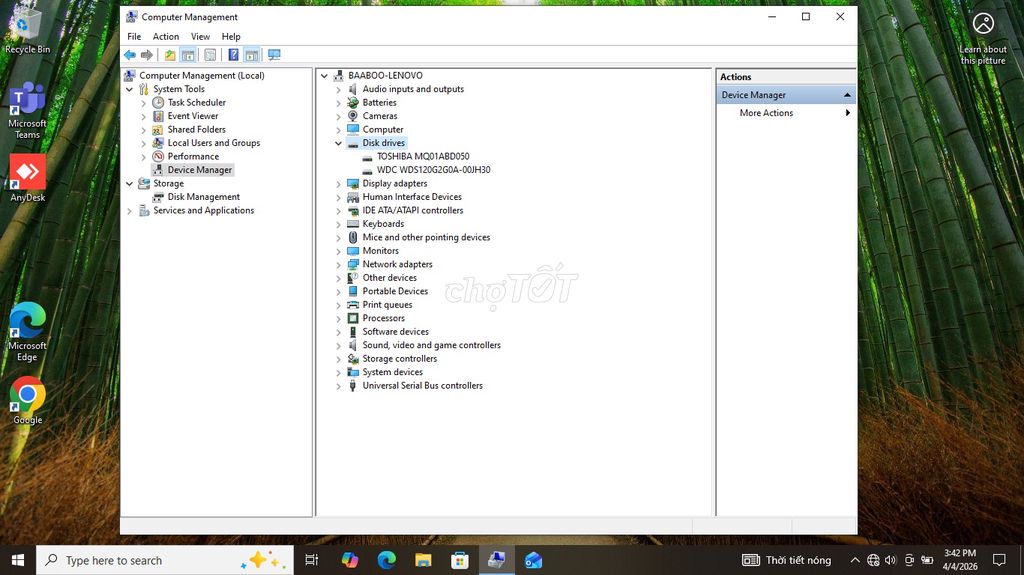 Lenovo G480 i3-3110M 14 inch 6GB/128GB. Mua bán Laptop tại Quận Tân Phú Tp Hồ Chí Minh được đăng bởi Võ Văn Tâm hình 1