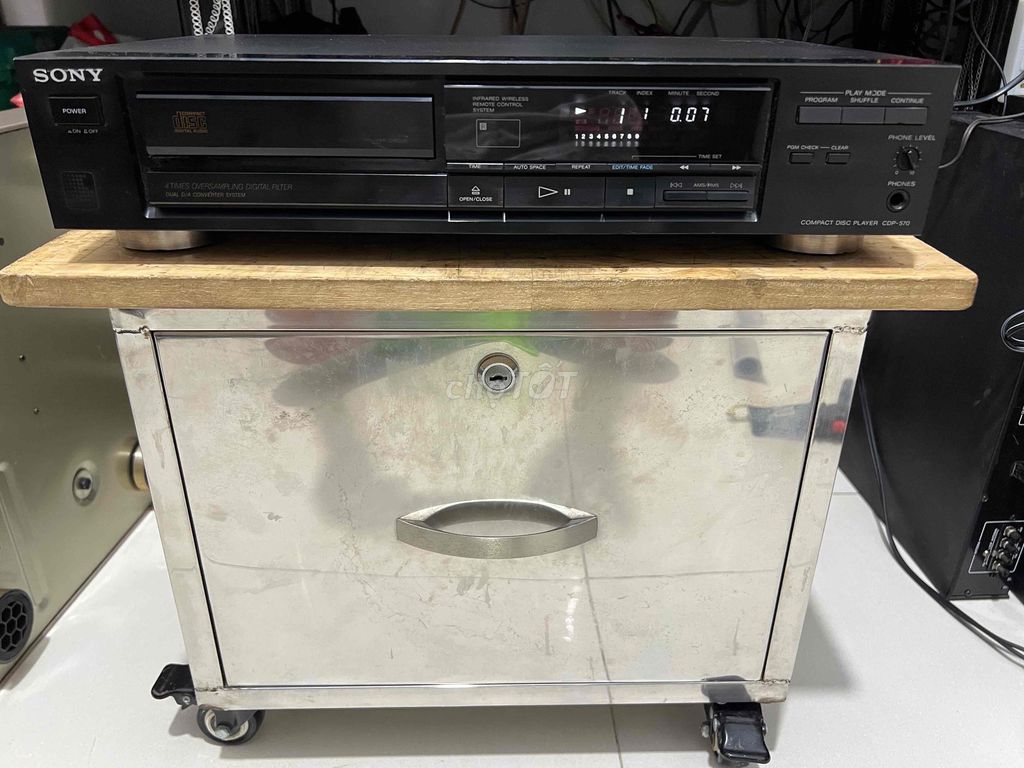 Đầu CD Sony CDP-570 Đen Mới 99%. Mua bán Tivi, Âm thanh tại Quận 11 Tp Hồ Chí Minh được đăng bởi Duy Nguyễn hình 1
