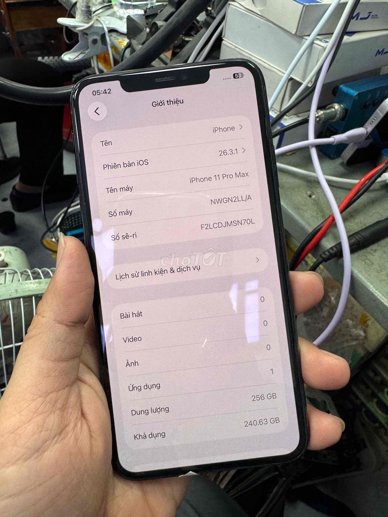 Apple iPhone 11 Pro Max 256GB Xám. Mua bán Điện thoại tại Thành phố Thuận An Bình Dương được đăng bởi Huy mua bán sửa chữa iphone ipad hình 1