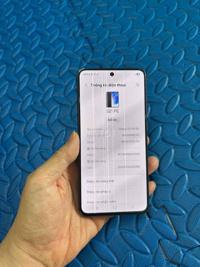 Bán Samsung S21FE bản Việt zin kẻ màn. Mua bán Điện thoại tại Quận Hà Đông Hà Nội được đăng bởi Mạnh Mobile hình 1