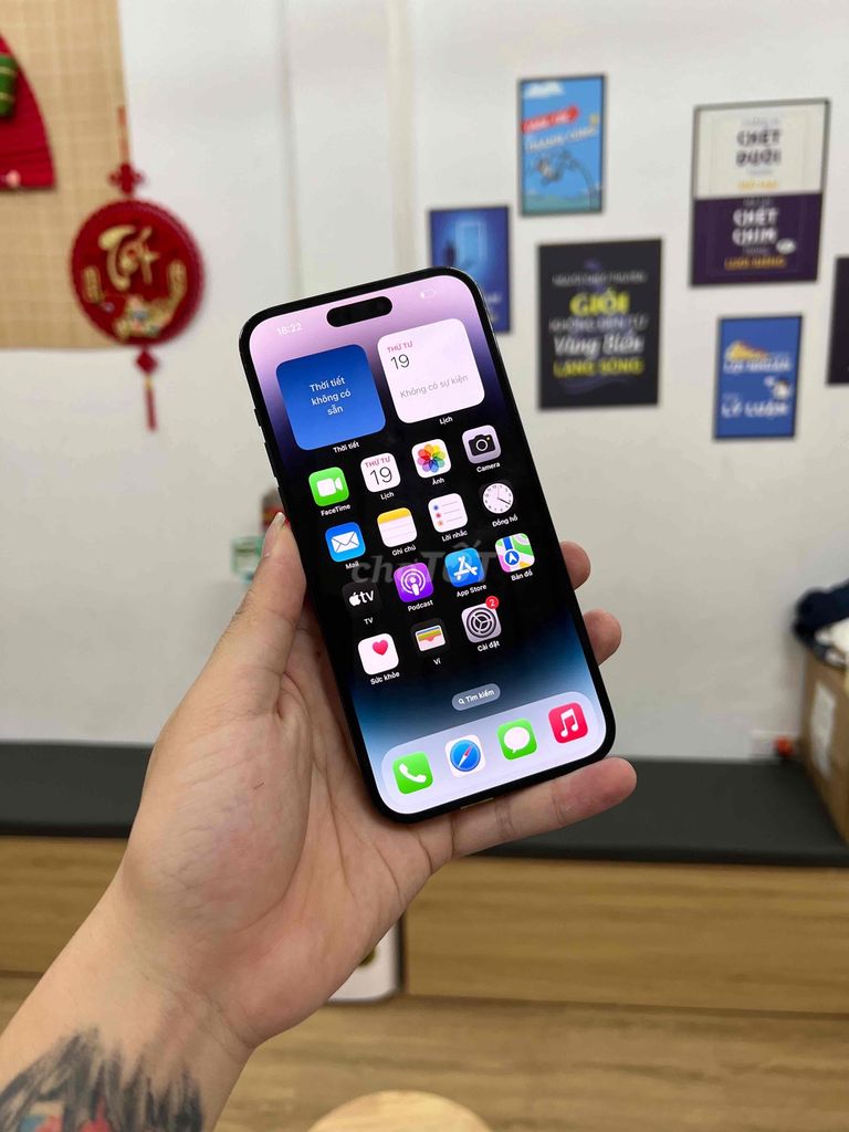 iPhone 14 Pro Max 128G.Hàng QTE Nguyên Zin Bao tes