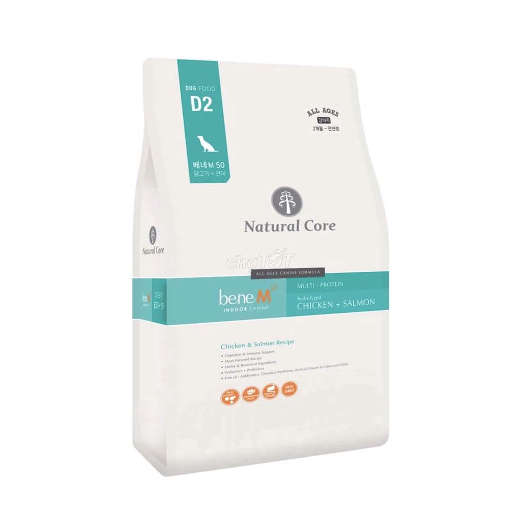 Hạt Cho Chó Mọi Lứa Tuổi Hữu Cơ Natural Core M50