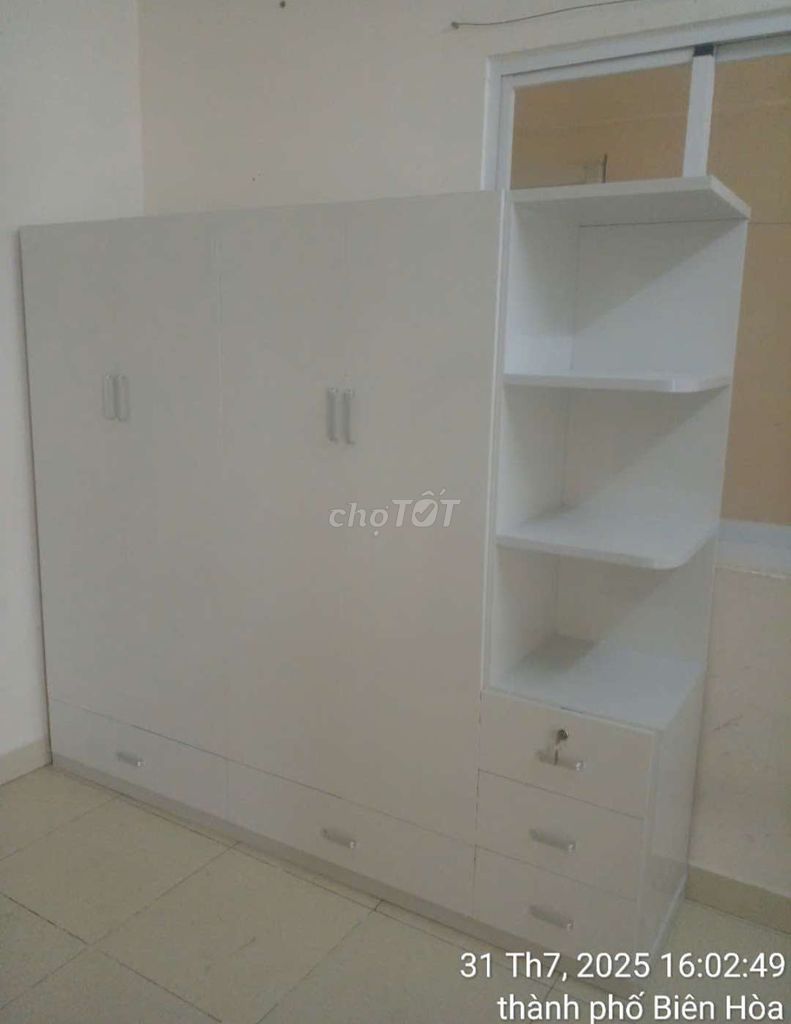 TỦ NHỰA ĐÀI LOAN 4 CÁNH 1 KỆ MÀU TRẮNG. Mua bán Tủ, kệ gia đình tại Thành phố Thủ Đức Tp Hồ Chí Minh được đăng bởi Tủ nhựa đài loan hoàng quân hình 1
