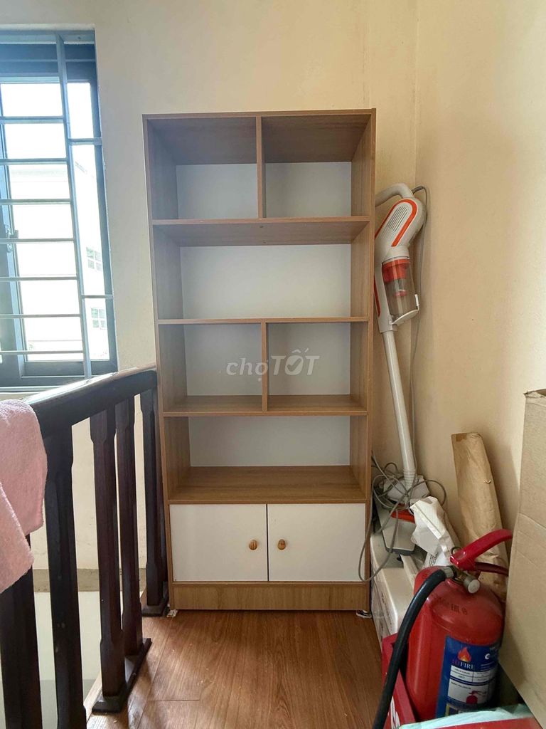 Kệ sách Gỗ công nghiệp Vân gỗ sáng R60 C140 S24. Mua bán Tủ, kệ gia đình tại Quận Hà Đông Hà Nội được đăng bởi MAI TRANG STORE hình 1