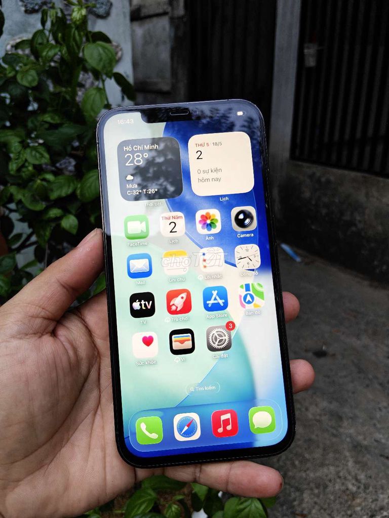 Apple iPhone 12 Pro Max 256GB Xanh 90% pin. Mua bán Điện thoại tại Quận Liên Chiểu Đà Nẵng được đăng bởi Công Lực hình 1