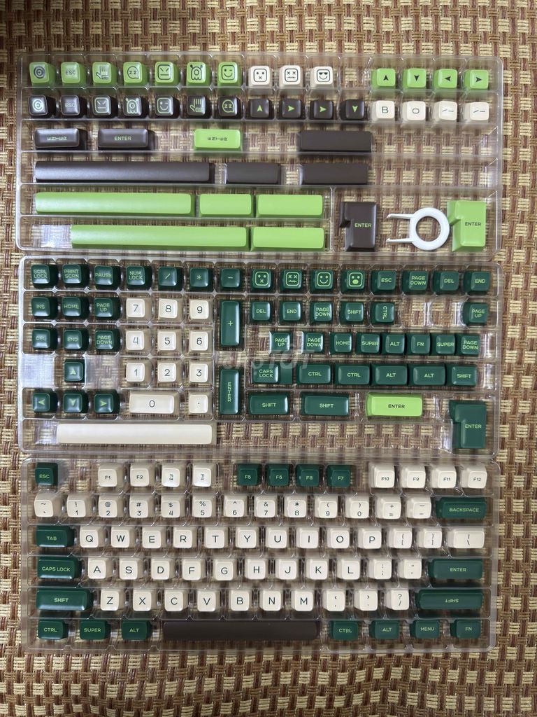 Keycap Yoda Green SA PBT Xanh Trắng Nâu. Mua bán Phụ kiện (Màn hình, Chuột...) tại Quận Tân Bình Tp Hồ Chí Minh được đăng bởi Quang Phạm hình 1