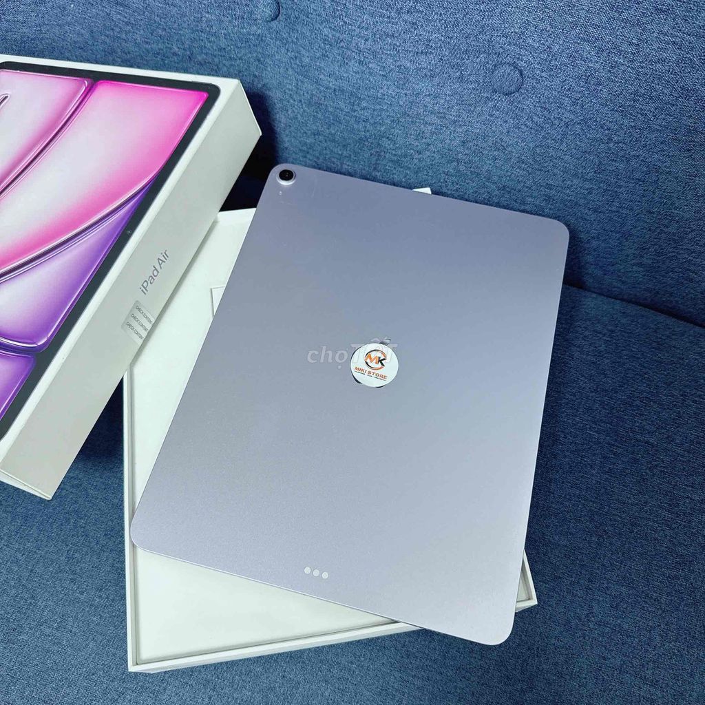 iPad Air 7 M3 13 inch Wifi 128G Tím Fullbox. Mua bán Máy tính bảng tại Quận 10 Tp Hồ Chí Minh được đăng bởi Miki Store hình 1