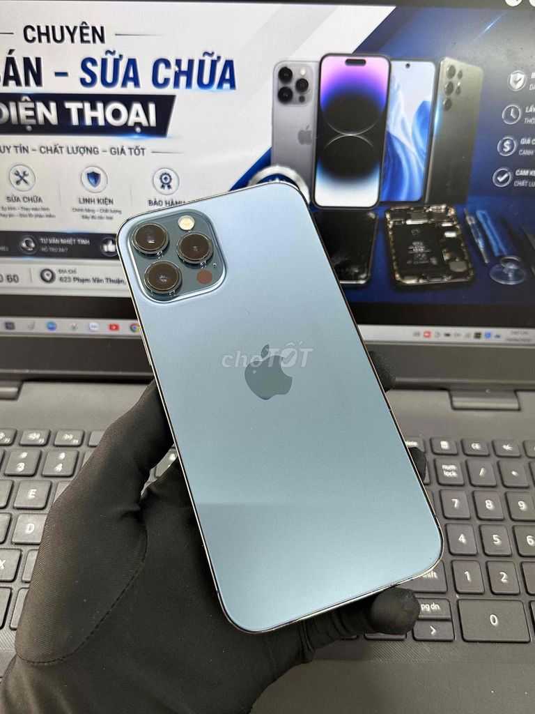 iPhone 12ProMax 128GB MÁY QUỐC TẾ ZIN NGUYÊN BẢN. Mua bán Điện thoại tại Thành phố Biên Hòa Đồng Nai được đăng bởi DT MOBILE BIÊN HOÀ hình 1