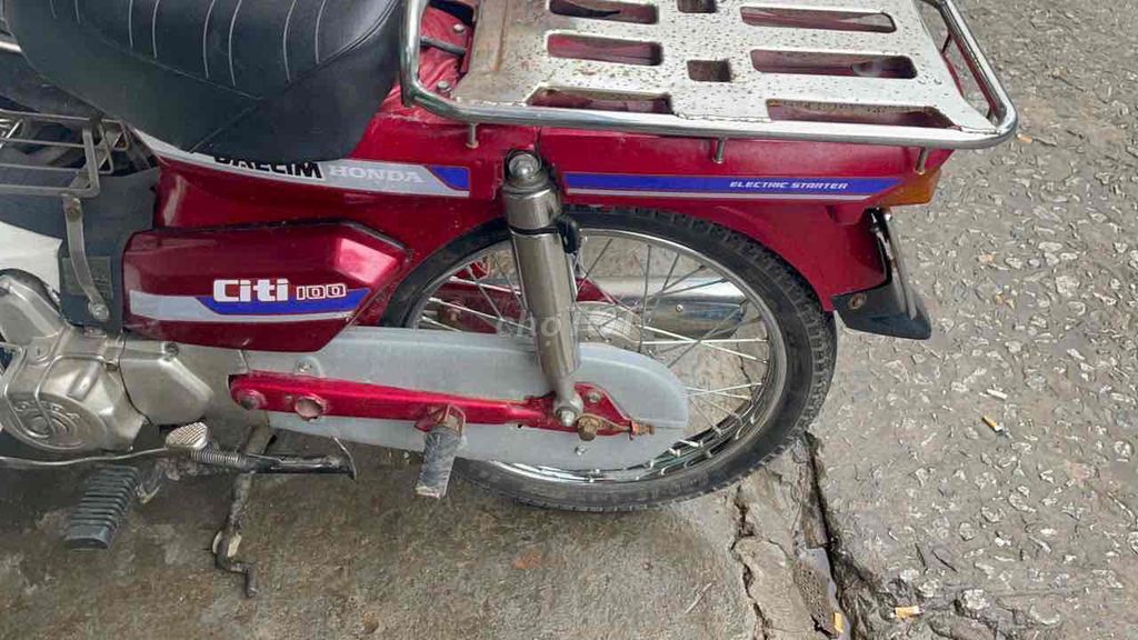 Honda Citi 100 Đỏ, Trắng. Mua bán Xe máy tại Thành phố Huế Thừa Thiên Huế được đăng bởi phi vux hình 3