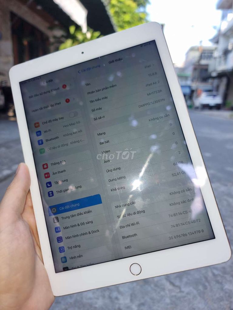 Apple iPad Air 2 64GB Vàng đồng. Mua bán Máy tính bảng tại Quận Liên Chiểu Đà Nẵng được đăng bởi Bảo Lâm hình 1