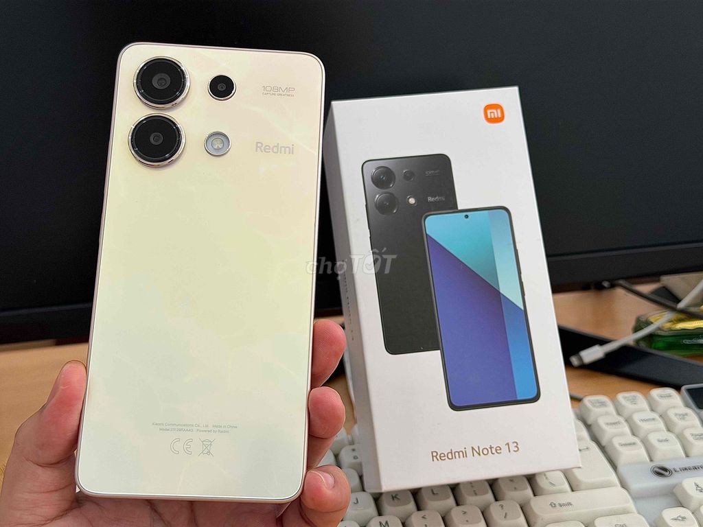 Xiaomi Redmi Note 13 128GB Vàng kem. Mua bán Điện thoại tại Quận Ninh Kiều Cần Thơ được đăng bởi Cầm Đồ Tấn Lợi hình 1
