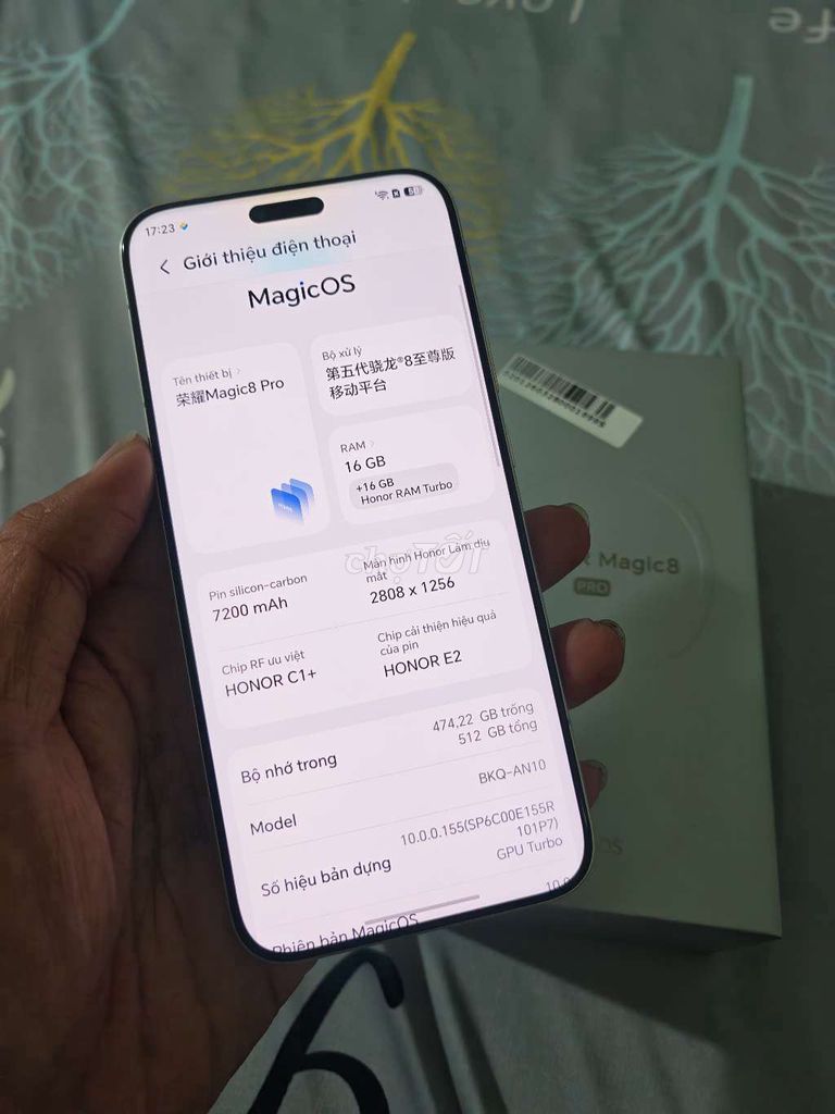 Honor Magic 8 Pro 512GB gold giao lưu. Mua bán Điện thoại tại Thành phố Biên Hòa Đồng Nai được đăng bởi Long Huynh hình 1