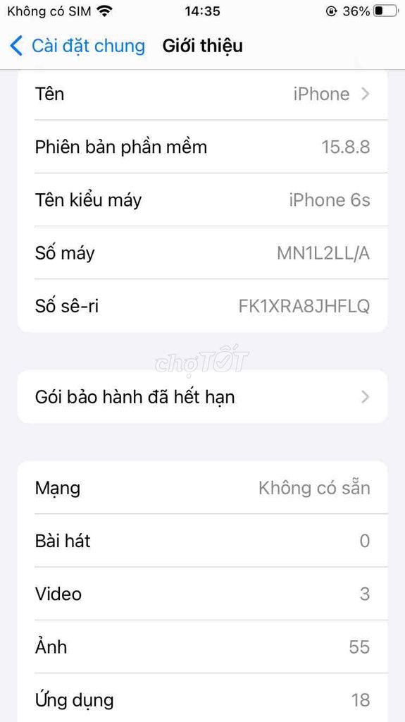 iPhone 6s Bạc Trầy xước, liệt nút home. Mua bán Điện thoại tại Quận Ninh Kiều Cần Thơ được đăng bởi Hoàng Thiện hình 1