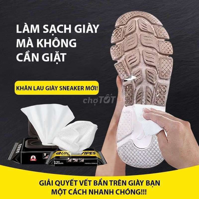 ￼Khăn giấy lau giày siêu sạch