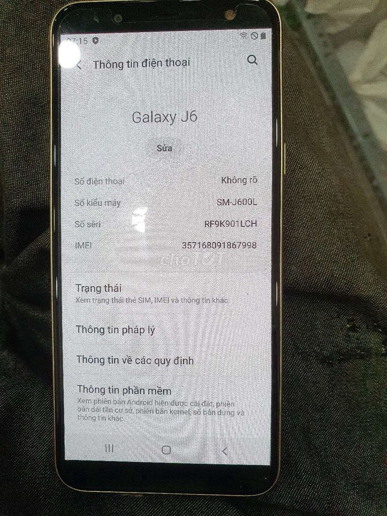 Samsung j600 mới Hàn Quốc về. Mua bán Điện thoại tại Thành phố Thủ Đức Tp Hồ Chí Minh được đăng bởi Ngọc Như Quang hình 1