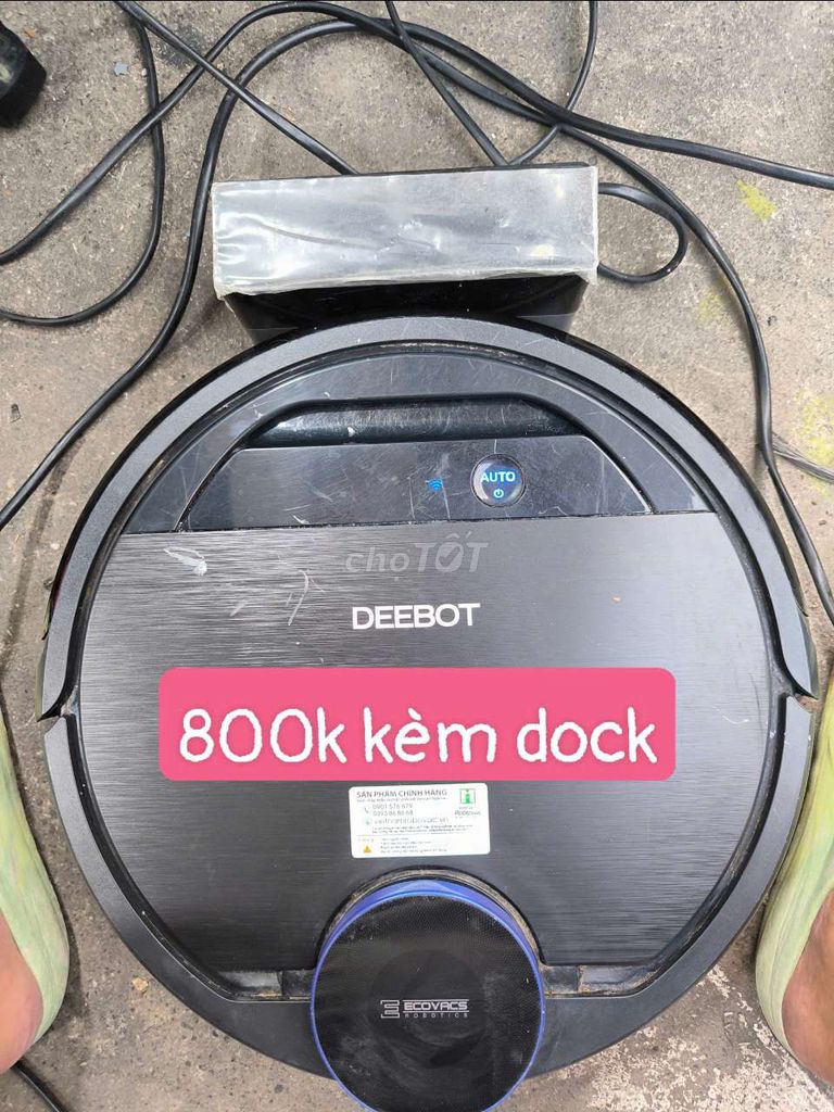 Robot hút bụi Ecovacs Deebot D36G Đen cũ. Mua bán Nội thất, đồ gia dụng khác tại Quận Gò Vấp Tp Hồ Chí Minh được đăng bởi Tuấn đồ cũ hình 1