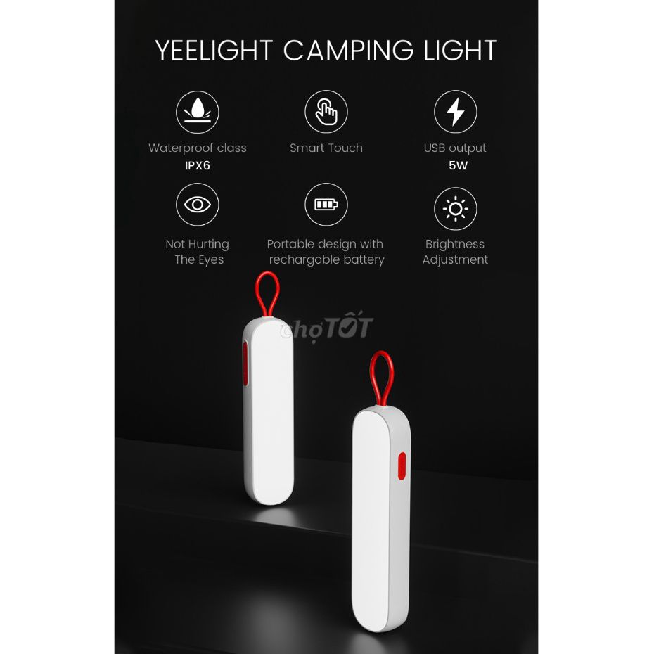 Đèn Cắm Trại XIAOMI Yeelight Camping Light. Mua bán Đèn tại Thành phố Nha Trang Khánh Hòa được đăng bởi Duck hình 1