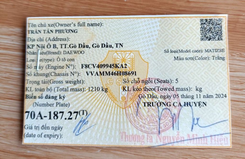 10 361 2007 SE color 0.8 MT - 100000 km. Mua bán Ô tô tại Thành phố Cà Mau Cà Mau được đăng bởi Huỳnh Trung hình 13