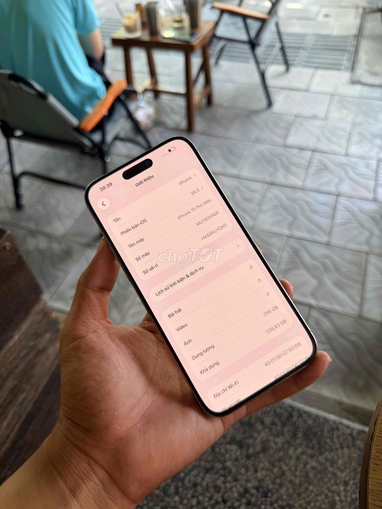 Apple iPhone 15 Pro Max 256GB Vàng. Mua bán Điện thoại tại Quận Ngũ Hành Sơn Đà Nẵng được đăng bởi Nghĩa  hình 1