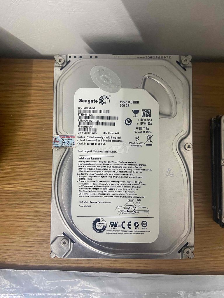 hdd seagate 500gb hàng đẹp chất lượng