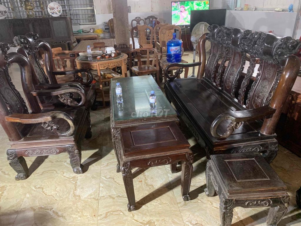 bàn ghế cột 10  6món. Mua bán Bàn ghế tại Huyện Phú Xuyên Hà Nội được đăng bởi Minh Quang hình 1