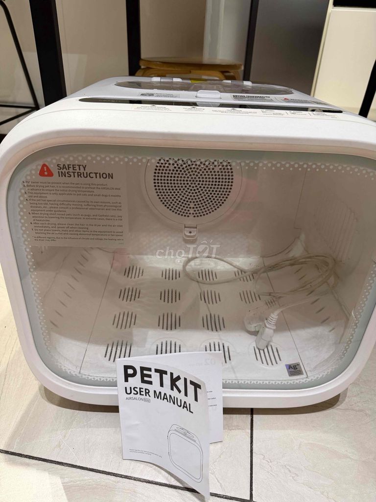 Lồng sấy PETKIT AIRSALON MAX Trắng Đã sử dụng. Mua bán Phụ kiện, Thức ăn, Dịch vụ tại Quận 10 Tp Hồ Chí Minh được đăng bởi Nguyễn Thị Thuỳ Linh hình 1