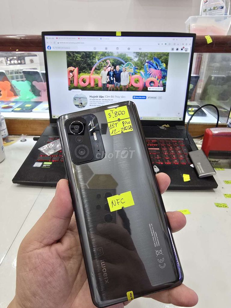 Xiaomi 11T Pro 5G 256GB Đen - Đã Sử Dụng. Mua bán Điện thoại tại Thành phố Long Xuyên An Giang được đăng bởi Facebook Cầm Đồ Thúy Vân hình 1