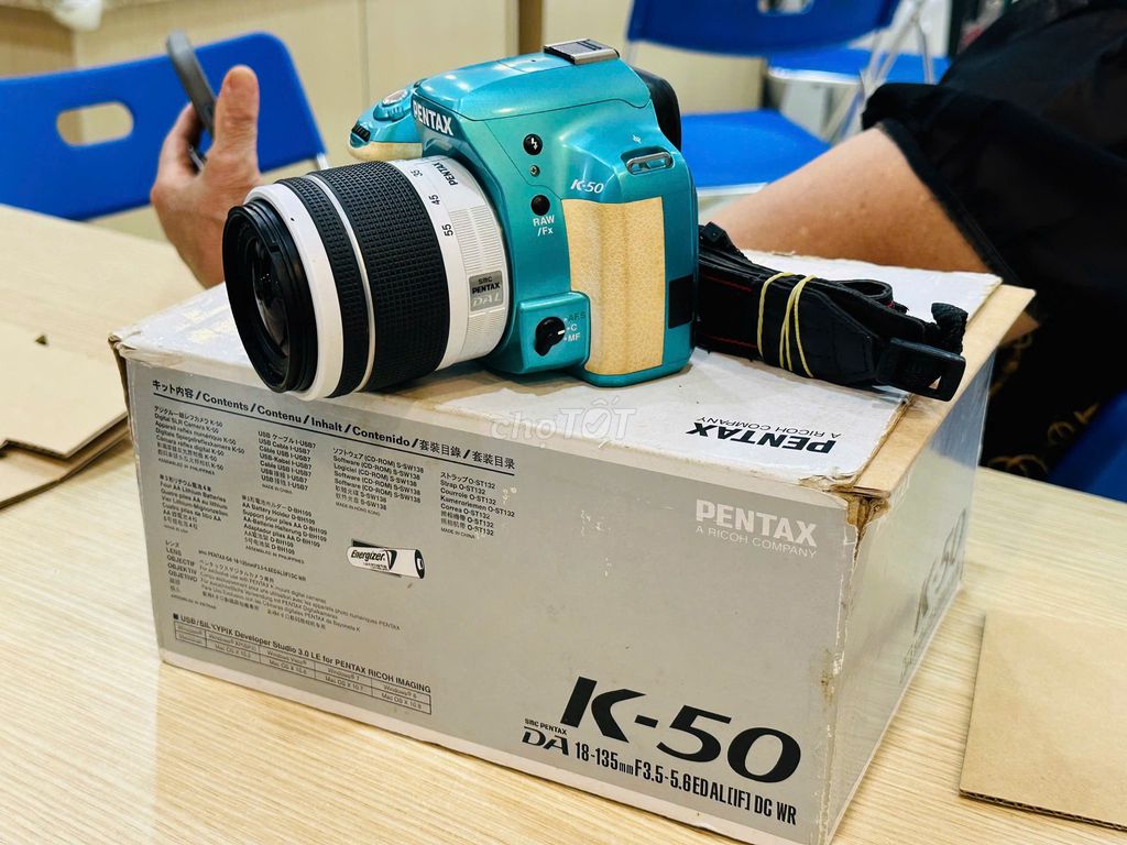 Máy ảnh Pentax K-50 kèm 18-55 Fullbox. Mua bán Máy ảnh, Máy quay tại Quận Đống Đa Hà Nội được đăng bởi Thế Hoàng hình 1