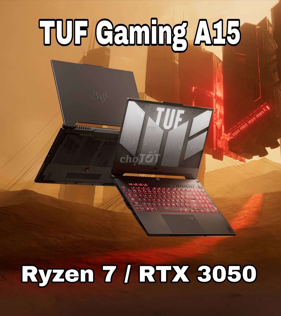 Laptop Gaming Asus TUF Gaming A15 Ryzen 7, RTX3050. Mua bán Laptop tại Quận Hải Châu Đà Nẵng được đăng bởi MiPhone hình 1