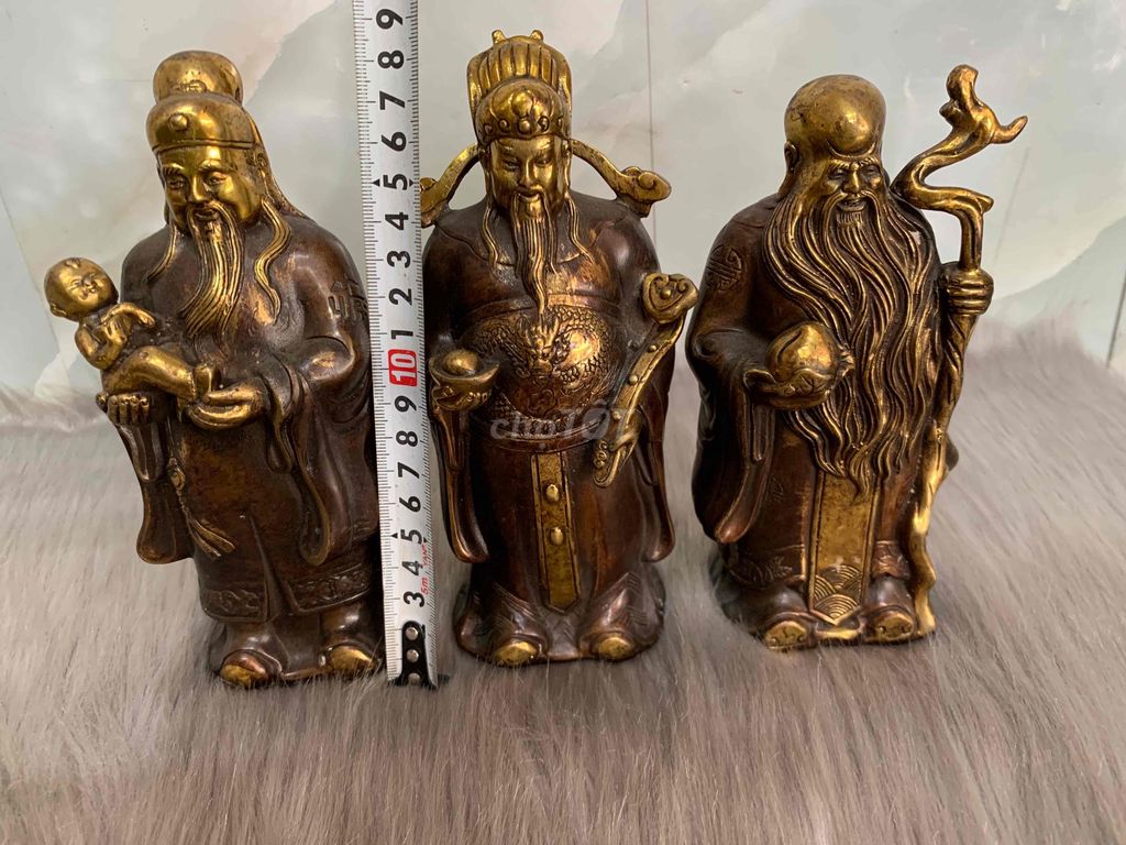 bộ tam đa phúc lộc thọ bằng đồng đúc. Mua bán Đồ sưu tầm, đồ cổ tại Quận Phú Nhuận Tp Hồ Chí Minh được đăng bởi Khanh ly hình 2