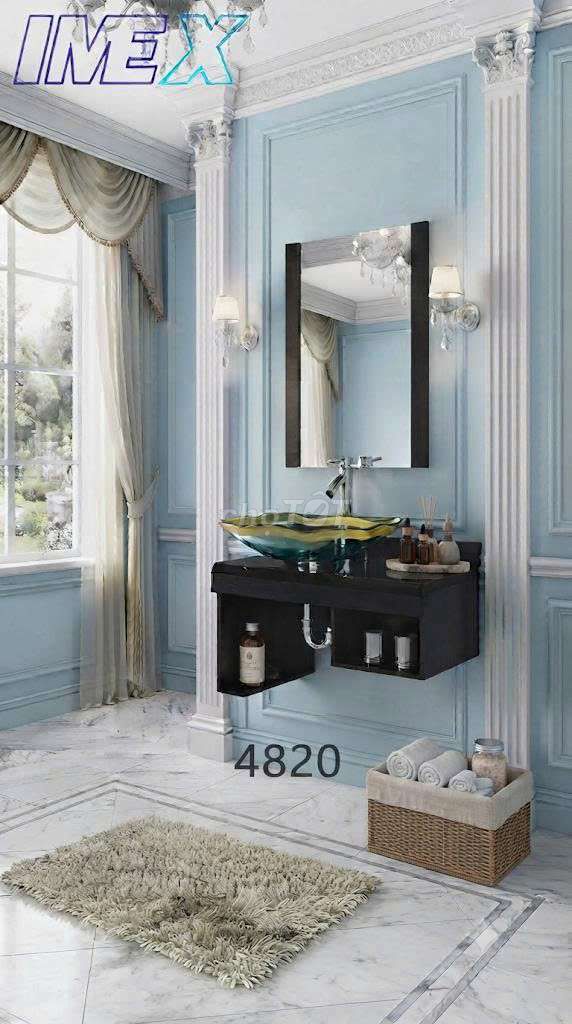 Lavabo Imex Việt Nhật IM 4820 Xanh lá Gỗ. Mua bán Thiết bị vệ sinh, nhà tắm tại Huyện Nhà Bè Tp Hồ Chí Minh được đăng bởi IMEX Việt Nhật hình 1