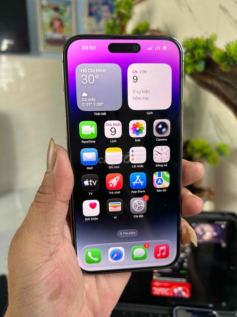 Apple iPhone 14 Pro Max 256GB Tím Màn hình thay. Mua bán Điện thoại tại Thành phố Thuận An Bình Dương được đăng bởi  Phan Trung hình 1
