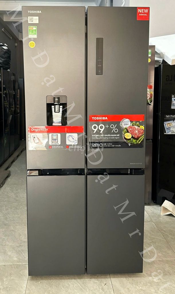 Tủ lạnh. TOSHIBA. Inverter 509 lít. 𝐁𝐇: 𝟏𝟏/𝟐𝟎𝟐𝟔