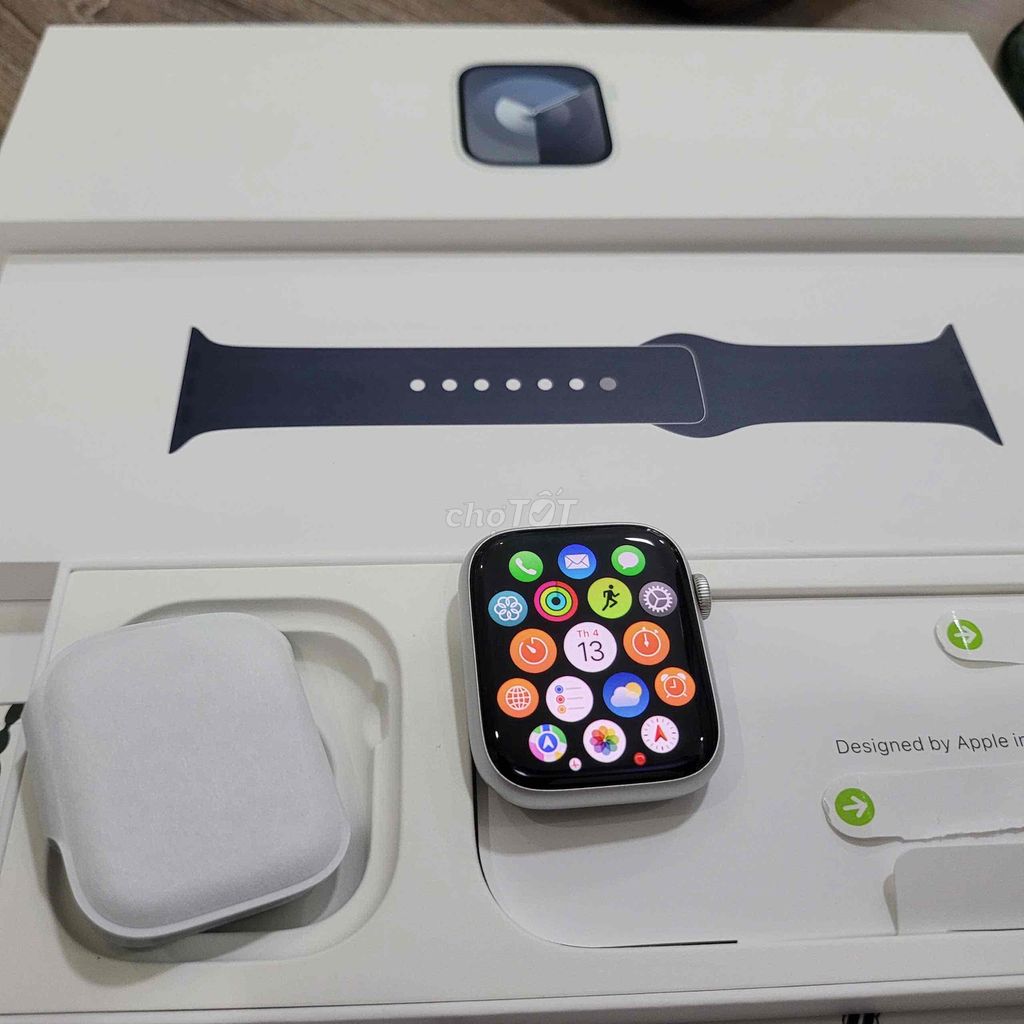 Apple watch seri 9 siver 45mmm chính hãng SA/A