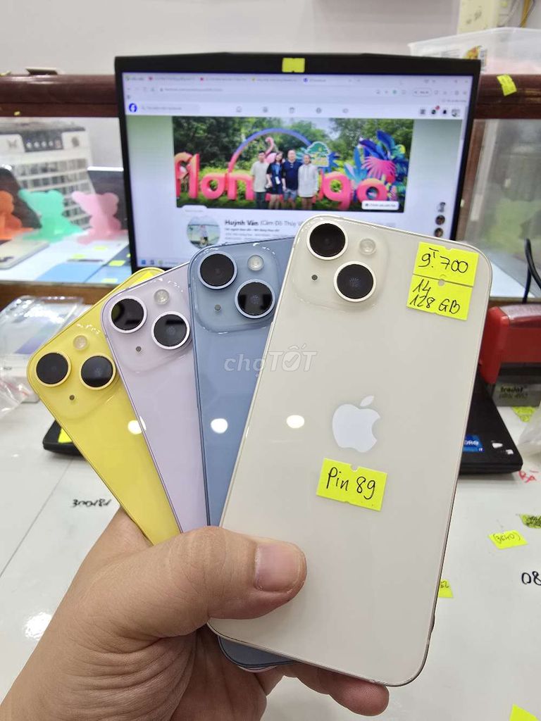 Iphone 14 128GB - Có Khe Sim. Mua bán Điện thoại tại Thành phố Long Xuyên An Giang được đăng bởi Facebook Cầm Đồ Thúy Vân hình 1