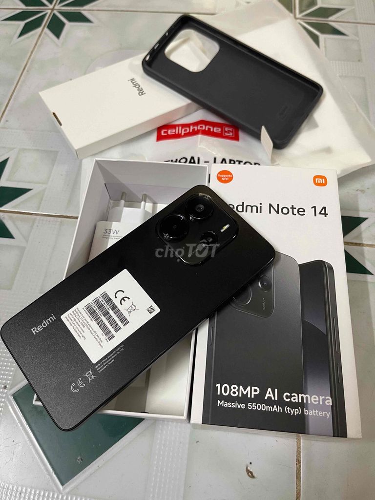 Xiaomi Redmi Note 14 128GB Đen. Mua bán Điện thoại tại Quận Đống Đa Hà Nội được đăng bởi TLS hình 1