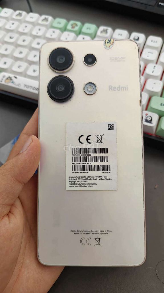 Xiaomi Note 13 128GB Trắng. Mua bán Điện thoại tại Thành phố Thủ Đức Tp Hồ Chí Minh được đăng bởi Điện Thoại Giá Tốt hình 1
