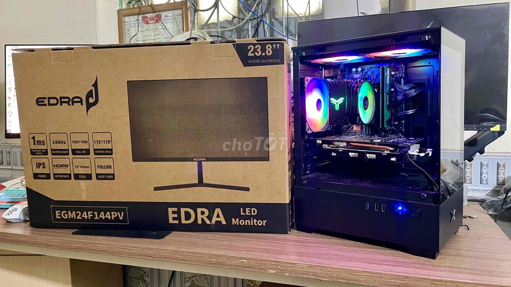 Máy tính để bàn I3 9100f 16GB/128GB 24 inch. Mua bán Máy tính để bàn tại Huyện Sóc Sơn Hà Nội được đăng bởi Công Master Pc hình 1