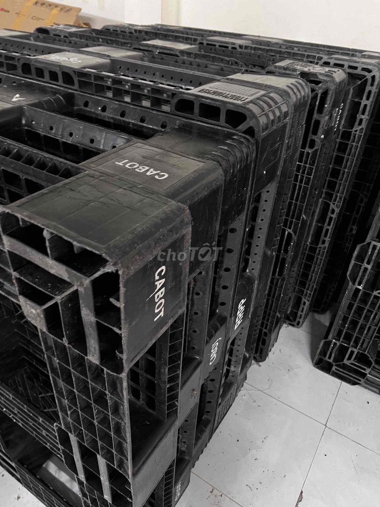 Pallet CABOT Nhựa Đen Kho xưởng. Mua bán Đồ chuyên dụng, Giống nuôi trồng tại Quận Tân Bình Tp Hồ Chí Minh được đăng bởi Tony hình 1