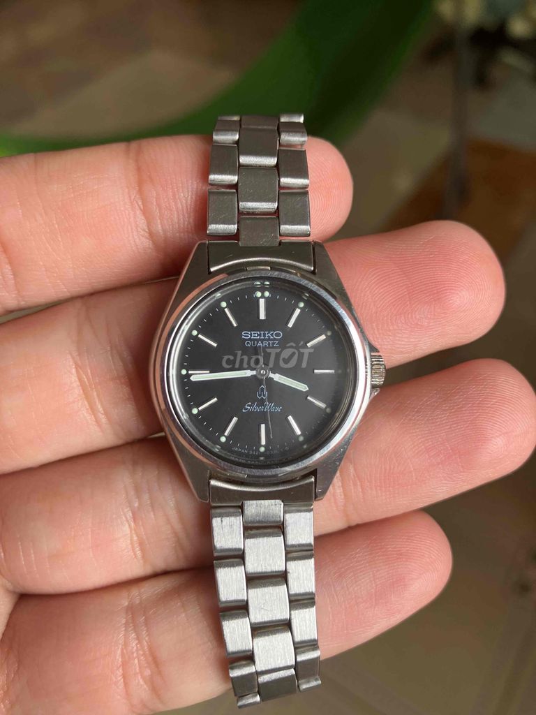 SEIKO SILVER WAVE NỮ ĐẸP