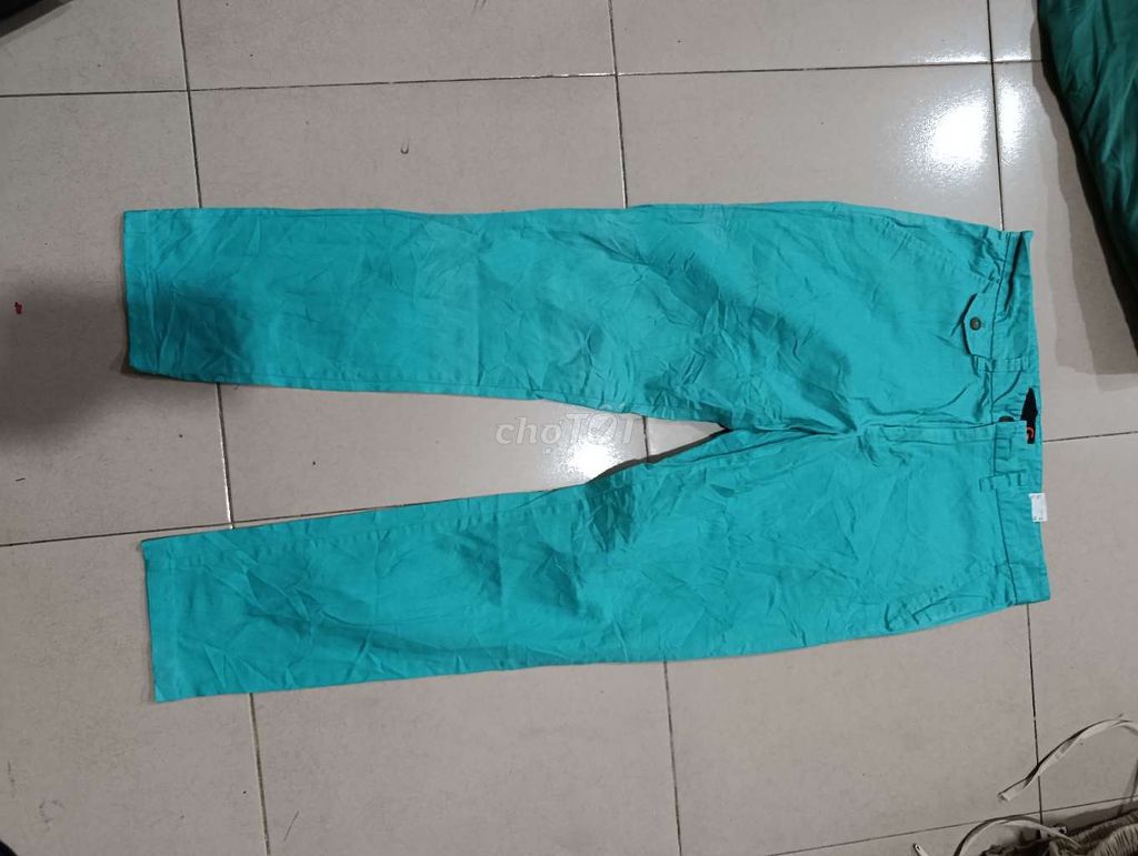 Quần dài Guess Nam Cotton Xanh ngọc sz 29. Mua bán Quần áo tại Quận 1 Tp Hồ Chí Minh được đăng bởi Đồ Seconhand Vintage hình 1