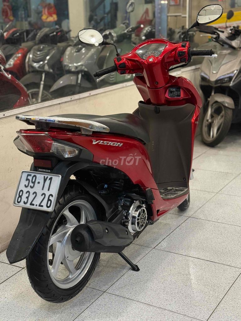 Honda Vision 2016 màu Đỏ. Mua bán Xe máy tại Quận Gò Vấp Tp Hồ Chí Minh được đăng bởi Hoàng Bách  hình 6