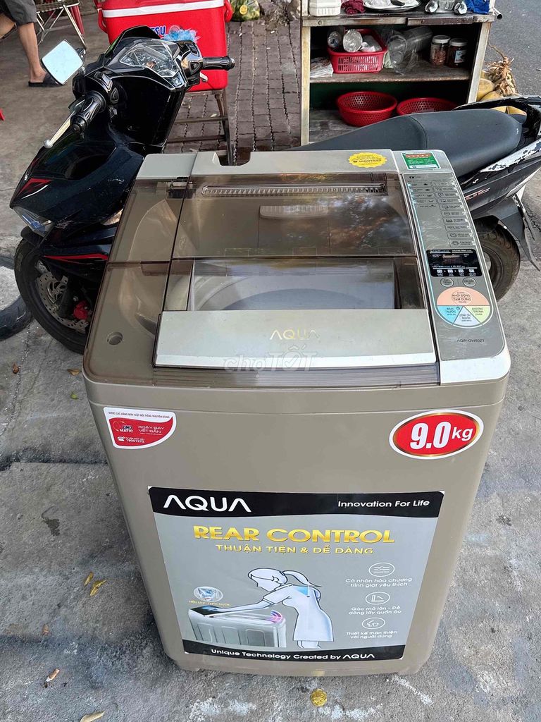 Máy giặt Aqua 9kg. Mua bán Máy giặt tại Thành phố Buôn Ma Thuột Đắk Lắk được đăng bởi Tuấn tú hình 1