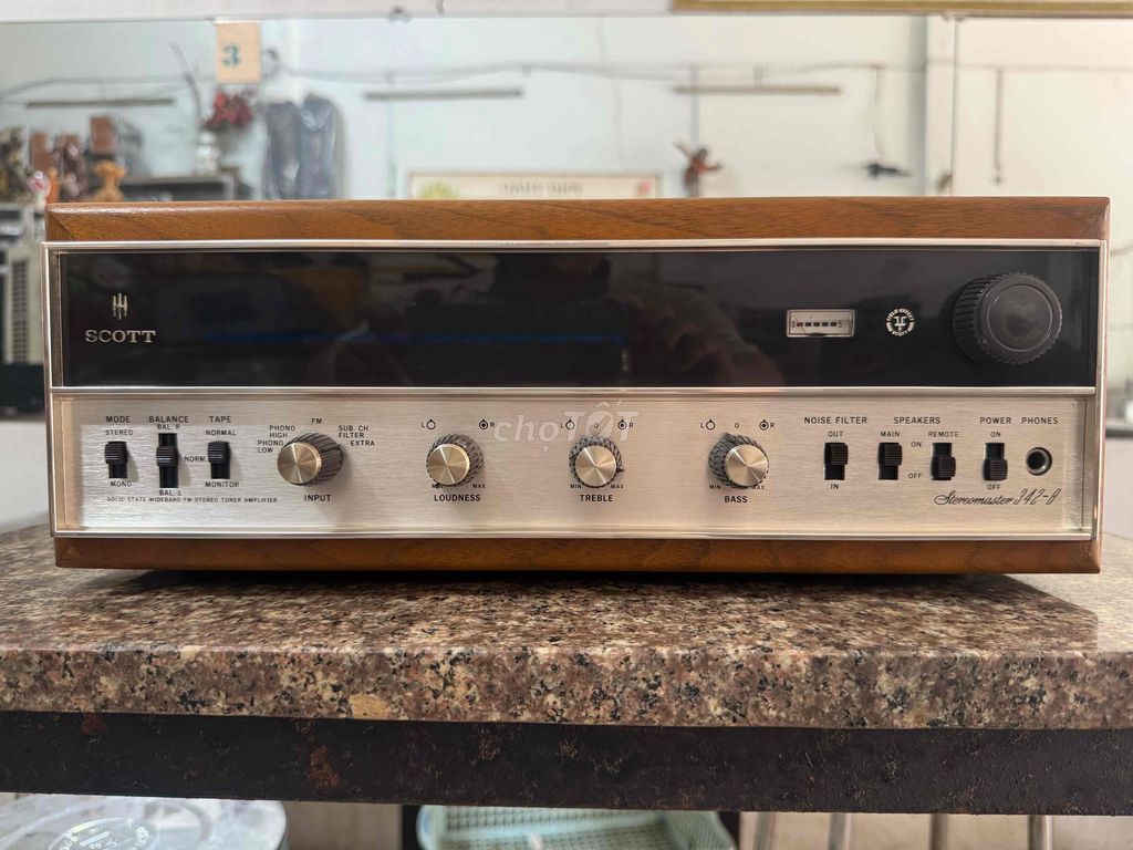 Amply SCOTT 342-B máy chạy 4 sò nhôm zin mới đẹp.. Mua bán Tivi, Âm thanh tại Quận 12 Tp Hồ Chí Minh được đăng bởi Thao Đặng hình 1