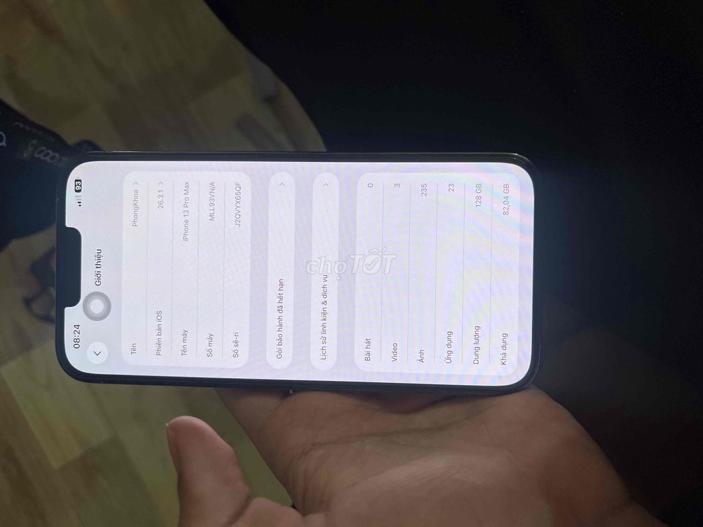 iPhone 13 Pro Max 128GB. Mua bán Điện thoại tại Thành phố Buôn Ma Thuột Đắk Lắk được đăng bởi Trần lê Phong khoa hình 1