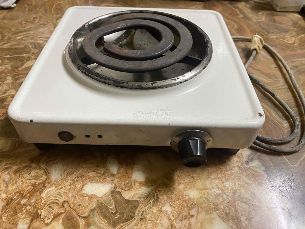 Bếp điện đơn 1000W Trắng. Mua bán Bếp, lò, đồ điện nhà bếp tại Quận Tân Phú Tp Hồ Chí Minh được đăng bởi Khanh hình 1