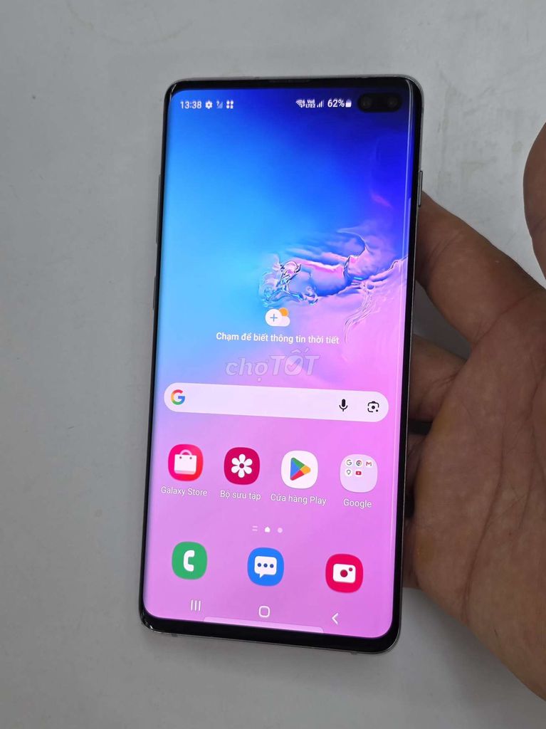 Samsung S10+ 128GB Trắng 2 SIM. Mua bán Điện thoại tại Quận Cầu Giấy Hà Nội được đăng bởi chú Hùng 60t 163HQV hình 1