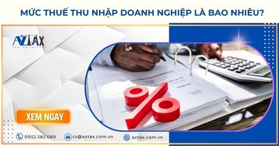 Mức thuế thu nhập doanh nghiệp là bao nhiêu?. Dịch vụ tại Quận Gò Vấp Tp Hồ Chí Minh được đăng bởi tinhthue tndn